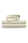 Pg Goods Pillow Gal Luxe Soft & Smooth 6-piece Sheet Set In Cream