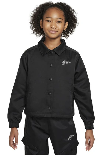 Nike Sportswear Big Kids' (girls') Jacket In Black