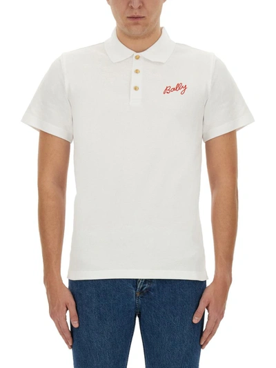 Bally T-shirt Mit Logo-print In Blanco