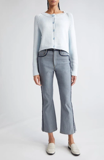 Cinq À Sept Sallie Cropped Trousers In Light Indigo