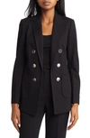 ANNE KLEIN FAUX DOUBLE BREASTED JACKET