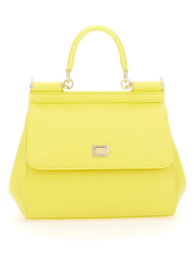 Dolce & Gabbana Bag "sicily" In Yellow