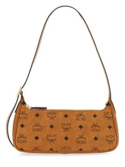 Mcm Bag With Logo In Brown