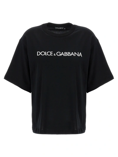 DOLCE & GABBANA LOGO T-SHIRT BLACK