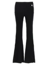 COURRÈGES REEDITION RIB KNIT PANTS BLACK