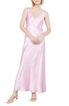 Vince V-neck Sleeveless Maxi Slip Dress In Petal Nectar-673pln
