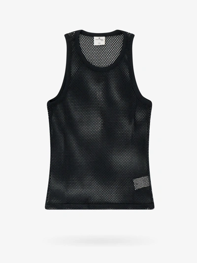 Courrèges Fishnet Tank Top In Black