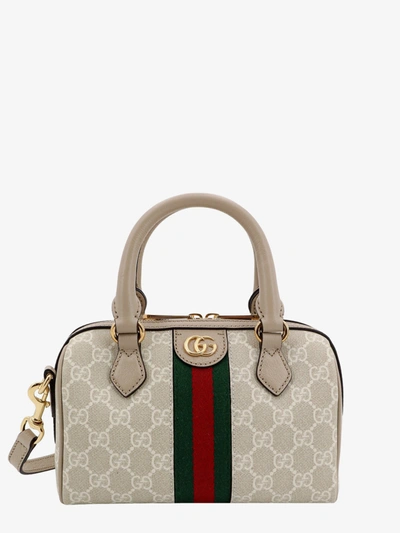 Gucci Woman Ophidia Gg Woman Beige Handbags In Cream