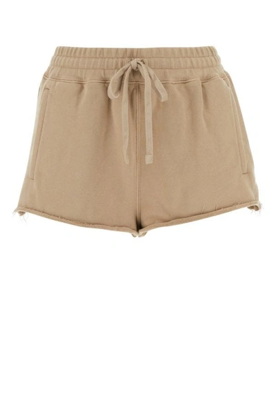 Miu Miu Shorts In Cream