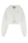 OFF-WHITE OFF WHITE WOMAN WHITE COTTON SWEATSHIRT