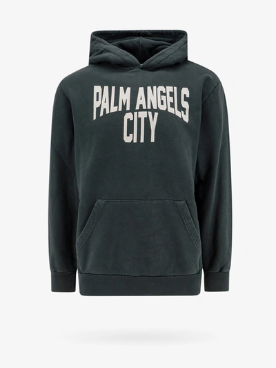 Palm Angels Man Sweatshirt Man Grey Sweatshirts In Grey
