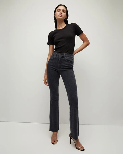 Veronica Beard Cameron Bootcut Jean In Stoned Washed Onyx
