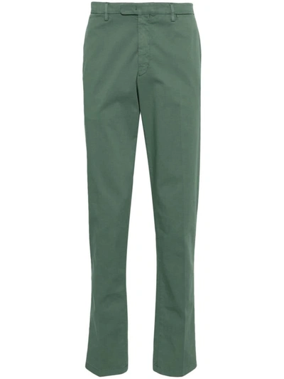 Boglioli Cotton Trousers In Verde