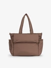 CALPAK CALPAK DIAPER TOTE BAG WITH LAPTOP SLEEVE IN HAZELNUT