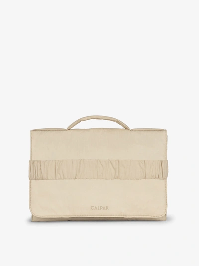 Calpak Portable Changing Pad Clutch In Oatmeal | ModeSens