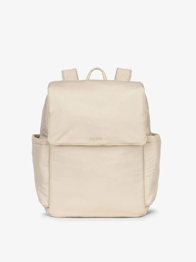 Calpak Diaper Backpack With Laptop Sleeve In Oatmeal