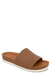 Gentle Souls By Kenneth Cole Montauk Slide Sandal In Luggage
