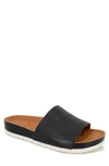 Gentle Souls By Kenneth Cole Montauk Slide Sandal In Black