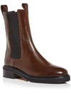 Aeyde Neil Womens Suede Pull On Ankle Boots In Multi