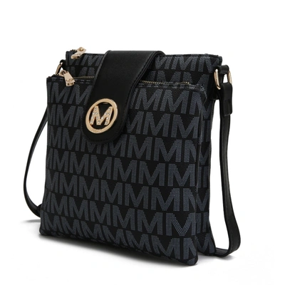 Mkf Collection By Mia K Wrigley M Signature Crossbody Handbag In Grey