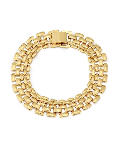 Luv Aj Celine Chain Link Bracelet- Gold