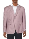 TAYION BY MONTEE HOLLAND AGORDY MENS WOOL BLEND CLASSIC FIT TWO-BUTTON BLAZER