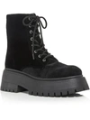 Aqua Sarge Womens Round Toe Thick E Ankle Boots In Multi