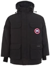 Canada Goose Mens Black Expedition High-neck Shell-down Parka Jacket Xl In Black