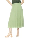 Alexia Admor Brilyn Linen Midi Skirt In Multi