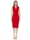 Alexia Admor Rita Retro Turtleneck Dress In Red
