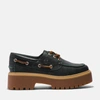 Timberland Stone Street Notched Leather Boat Shoes Women In Multi