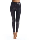 Commando Sequin High Waisted Legging In Black In Black
