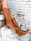 Black Star Eden Tall Boot In Caramel In Brown
