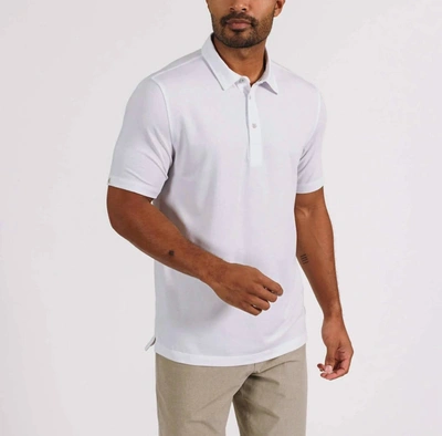 Linksoul Delray Polo In White Heather