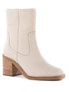 SEYCHELLES TURBULENT WOMENS LEATHER STACKED HEEL ANKLE BOOTS