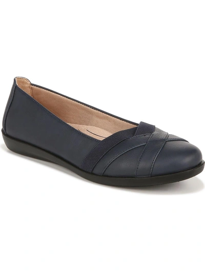 Lifestride Northern Slip-on Flats In Blue Faux Leather