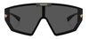 Versace Ve 4461 Gb1/87 47mm Unisex Shield Sunglasses In Multi