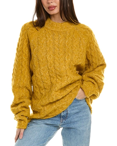 Staud Jeromine Sweater In Yellow