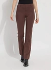 LYSSÉ COCOA POWDER PONTE BABY BOOT CUT PANT