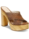 Veronica Beard Gaynor Womens Open Toe Sling Back Mule Sandals In Multi