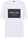 Balmain Cotton Main Lab T-shirt In White