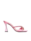 D’accori Lust 100mm Rhinestone-embellished Mules In Powder Pink Crystal