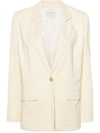 Forte Forte Notched-lapels Single-breasted Blazer In Batida
