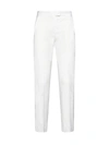 Isabel Marant Straight-leg Cropped Slim-cut Trousers In White