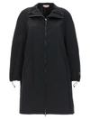 Marni Black Front Zipped Nylon Jacket In Black