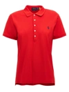 Polo Ralph Lauren 'julie' Red Polo Shirt With Classic Collar And Pony Embroidery On The Front In Red