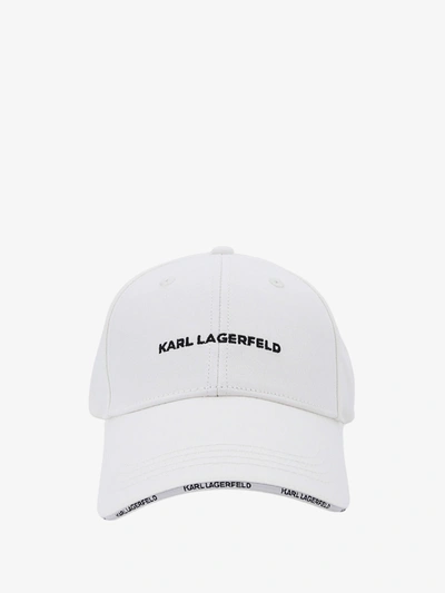 Karl Lagerfeld Hat In White