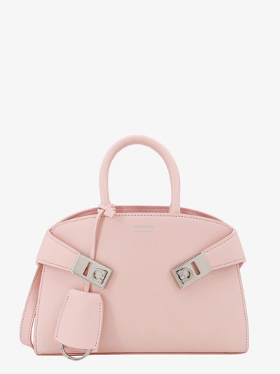 Ferragamo Mini Hug Bag In Pink