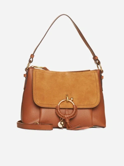 See By Chloé See By Chloe Joan Small Leather & Suede Shoulder Bag In Nocolor