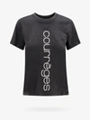 Courrèges Courreges T Shirt With Logo In Grey